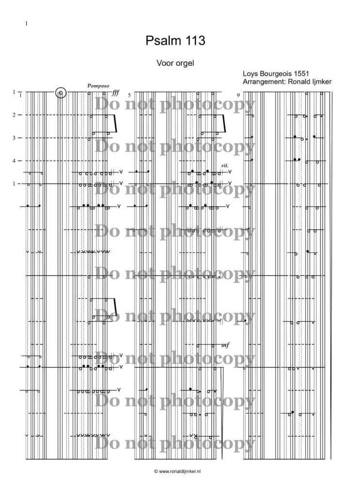 psalm 113 voor orgel klavar klavarscribo ronald ijmker